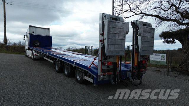  GVN 3 AXLE FLATBED Nizko noseče polprikolice