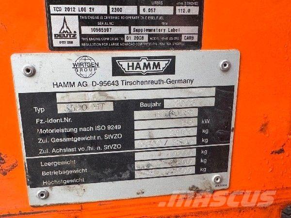 Hamm 3520 HAT Enojni valjarji