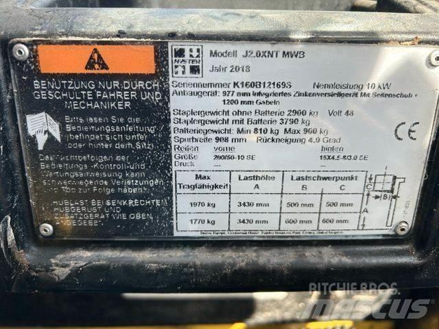 Hyster J2.0XNT MWB Električni viličarji