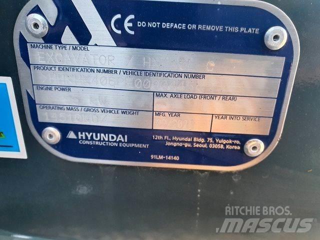 Hyundai HX140LC Bagri goseničarji