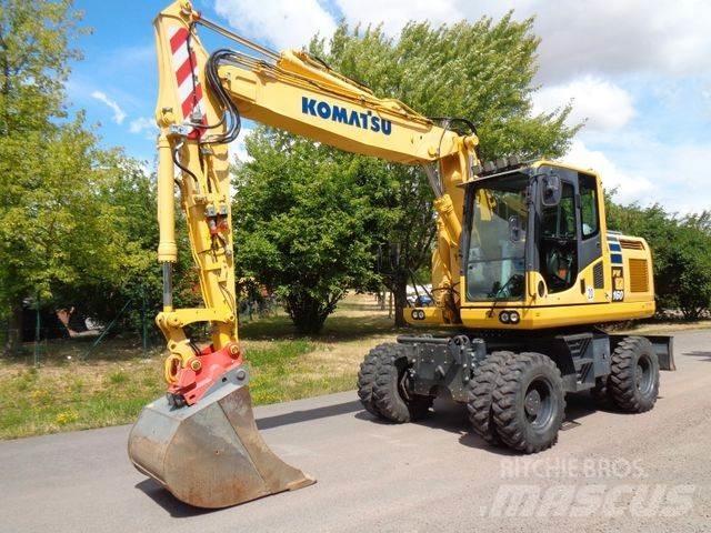 Komatsu PW 160-10 Bagri na kolesih