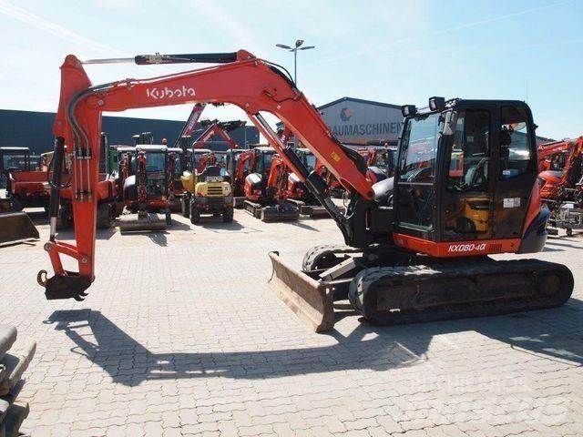 Kubota KX080-4a Mini bagri <7t