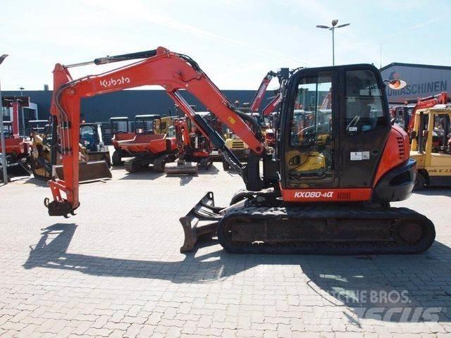 Kubota KX080-4a Mini bagri <7t