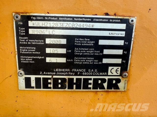 Liebherr R 906 LC Bagri goseničarji