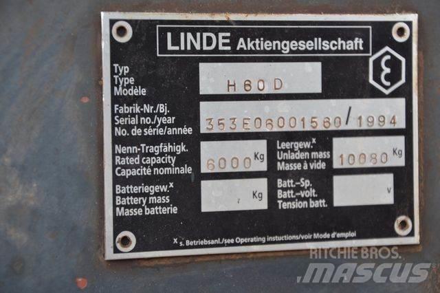 Linde H60D / Duplex Dizelski viličarji