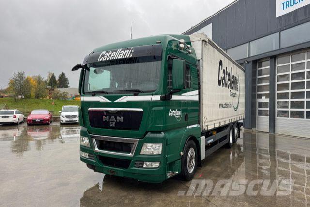 MAN TGX 26.480 6x2 Tovornjaki s ponjavo