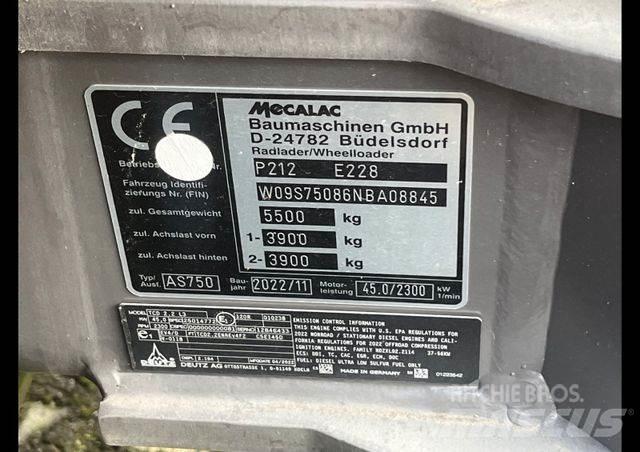 Mecalac AS 750 Kolesni nakladalci