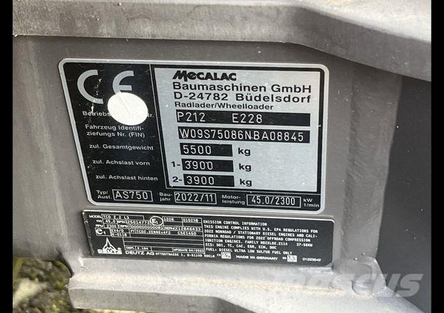 Mecalac AS 750 Kolesni nakladalci