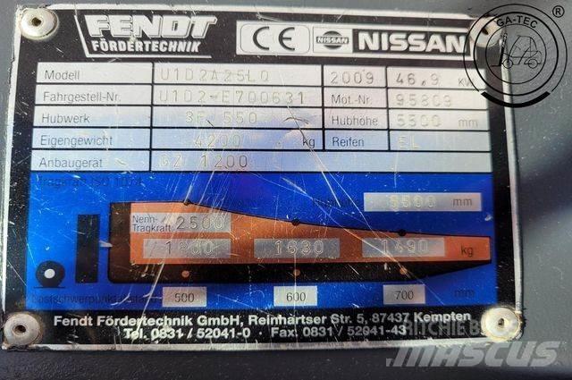 Nissan U1D2A25LQ Plinski viličarji