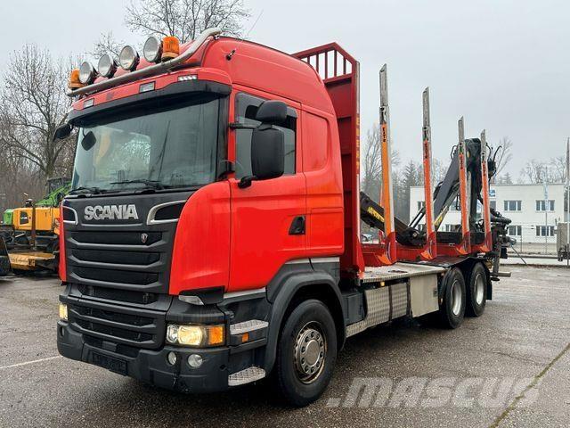 Scania R520 V8 Tovornjaki za hlode
