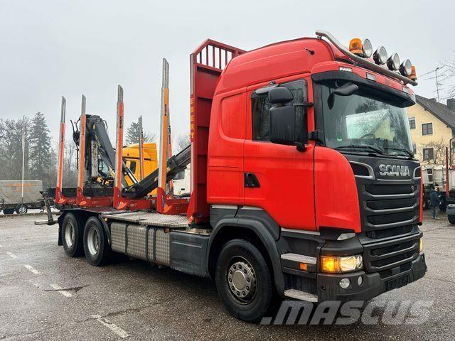 Scania R520 V8 Tovornjaki za hlode