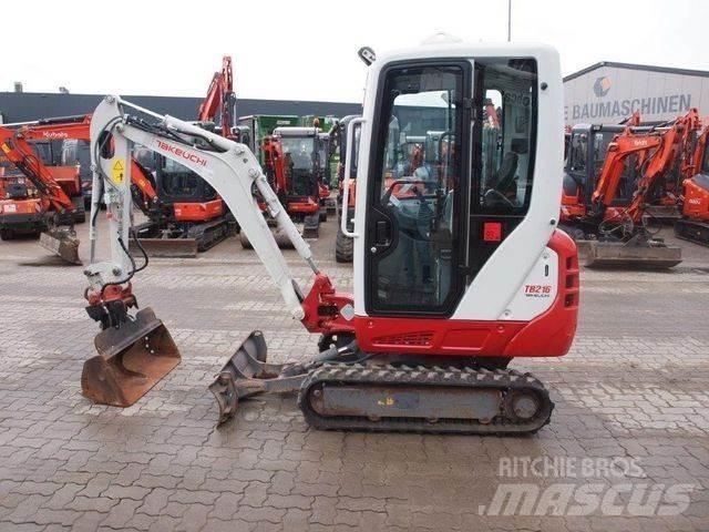 Takeuchi TB 216 Mini bagri <7t