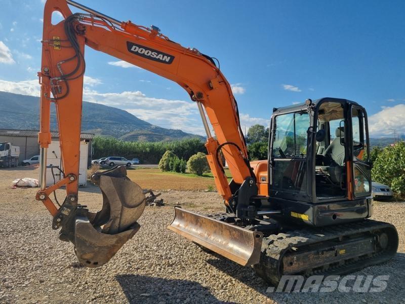 Doosan DX85 Mini bagri <7t
