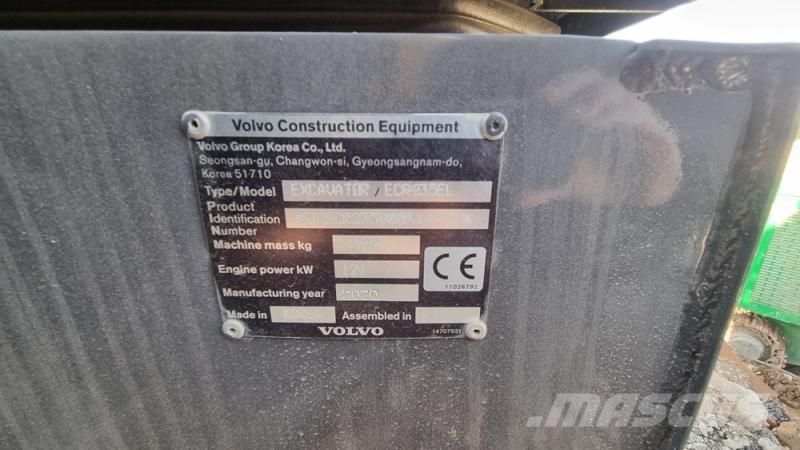 Volvo ecr235 Bagri goseničarji