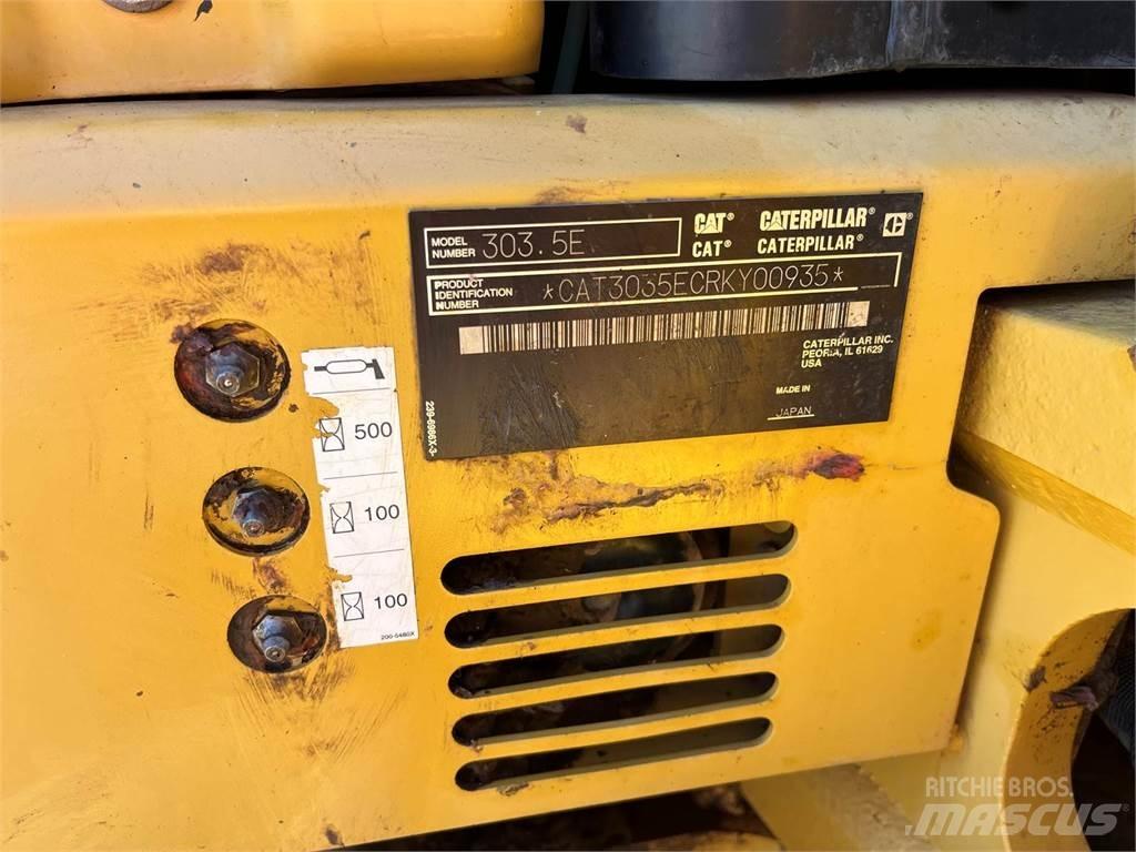 CAT 303.5 Bagri goseničarji