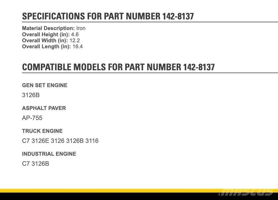CAT 3126 Transport - drugo