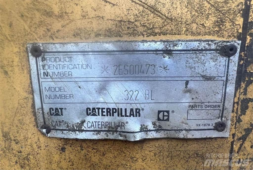 CAT 322BL Bagri goseničarji