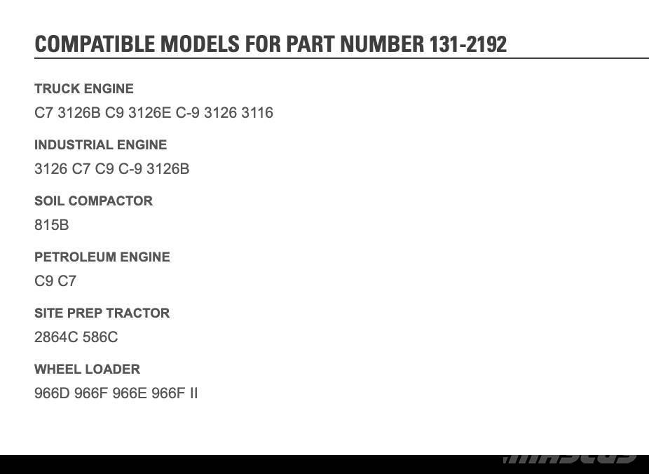 CAT C7 Motorji