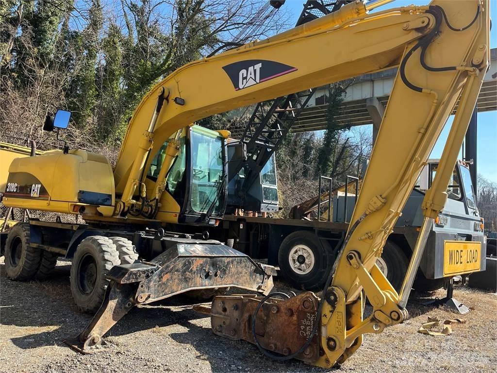 CAT M318C Bagri na kolesih