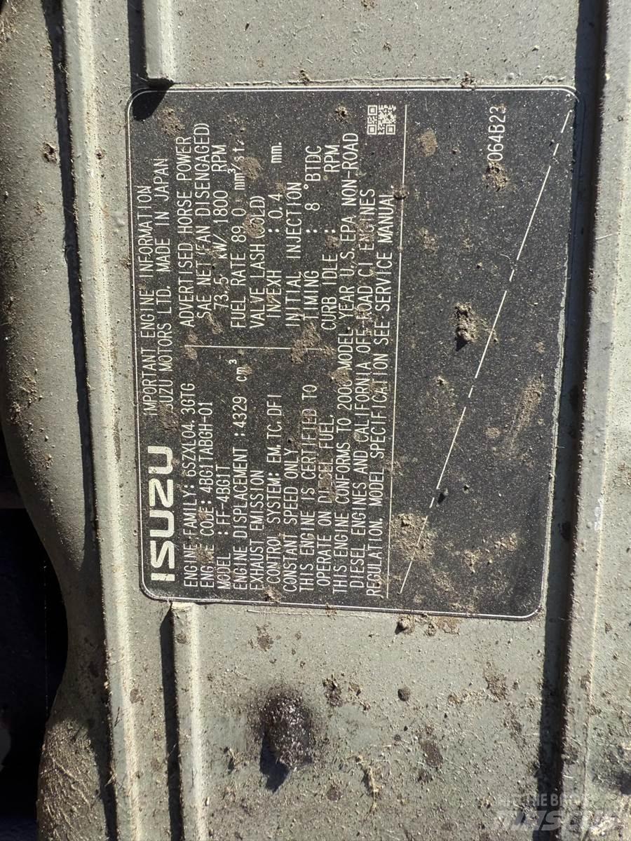 Isuzu 4BG1 Motorji