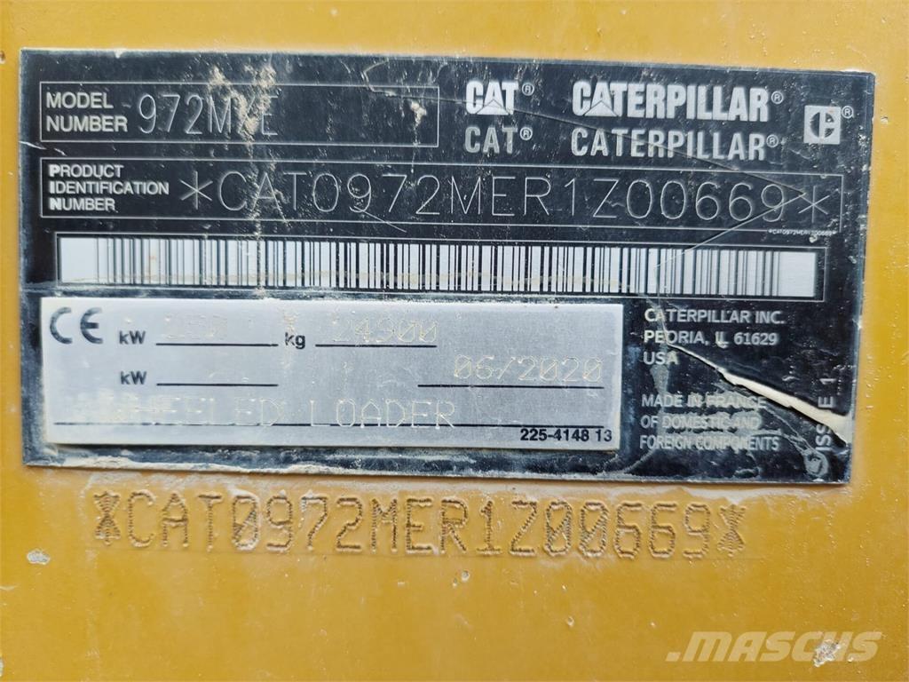 CAT 972MXE Kolesni nakladalci