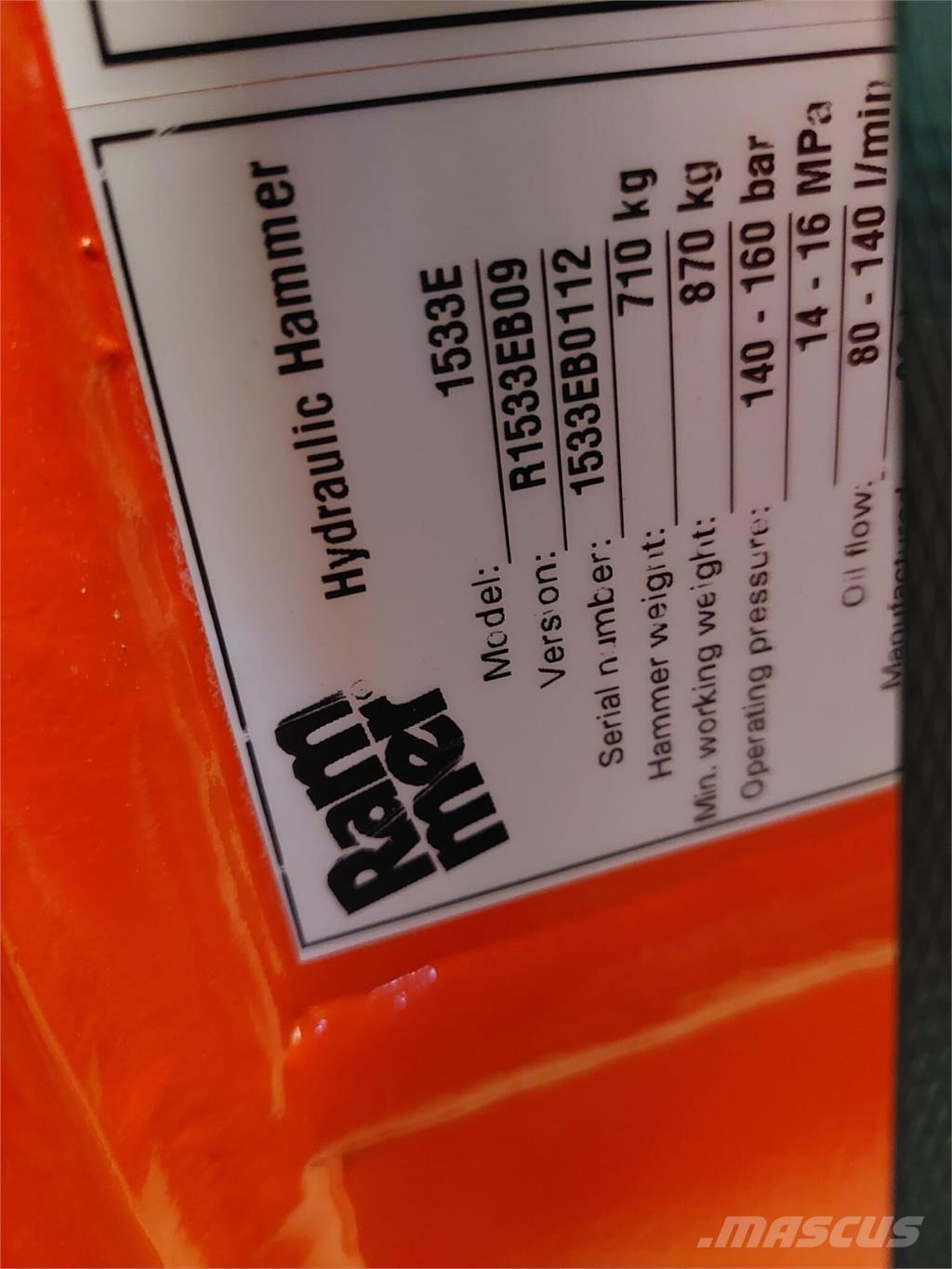 Rammer 1533E Gradbeništvo - drugo
