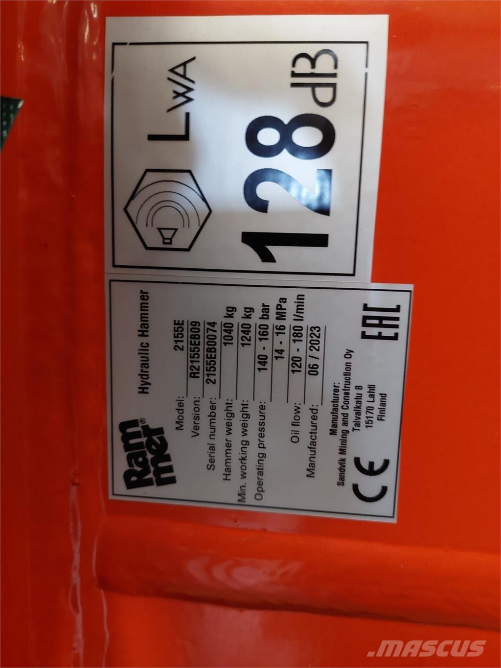Rammer 2155E Gradbeništvo - drugo