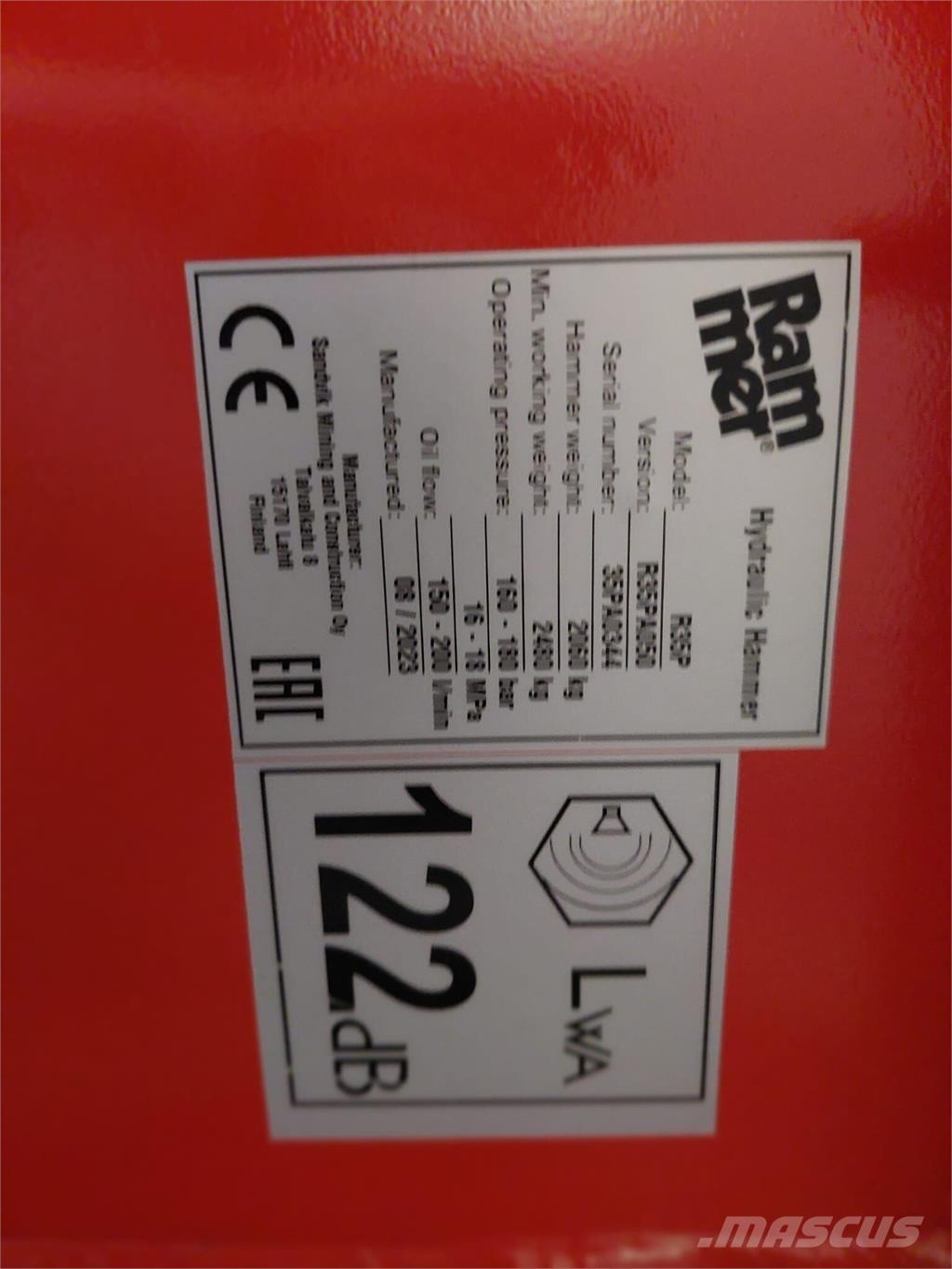 Rammer R35P Gradbeništvo - drugo