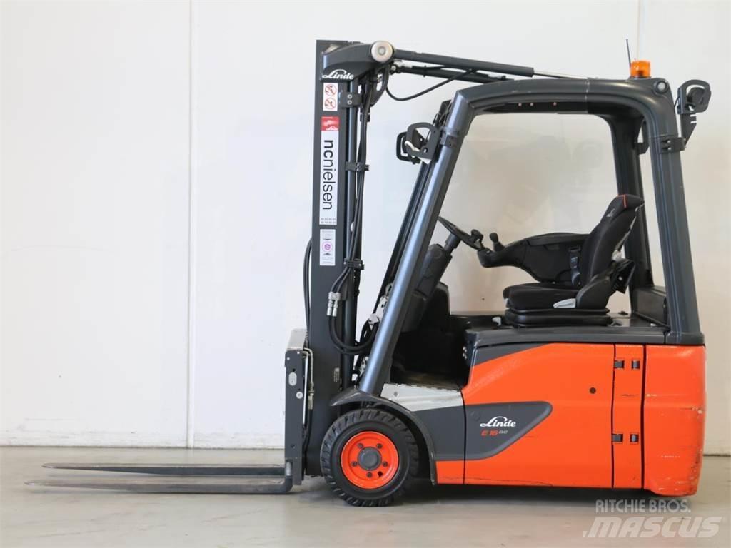 Linde E16/386-02 EVO Električni viličarji