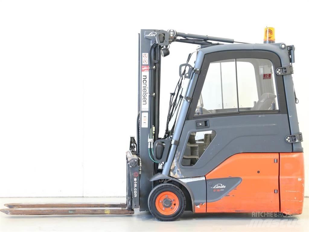 Linde E16/386-02 EVO Električni viličarji