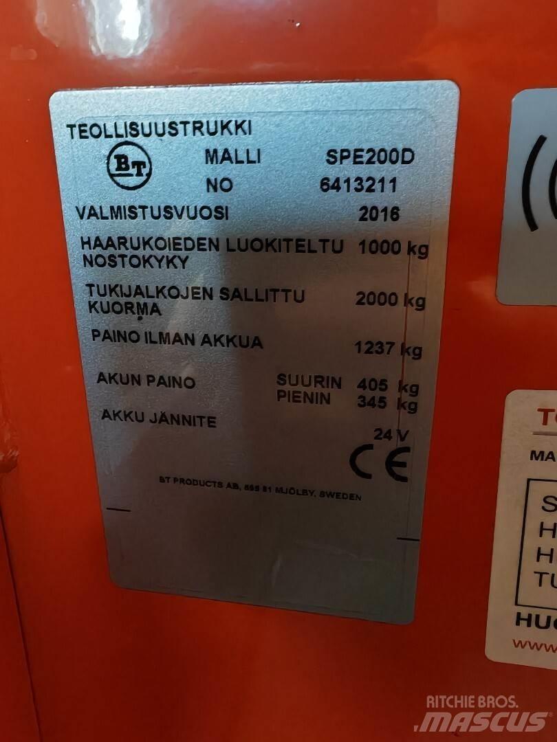 BT SPE200D Viličarji - drugo
