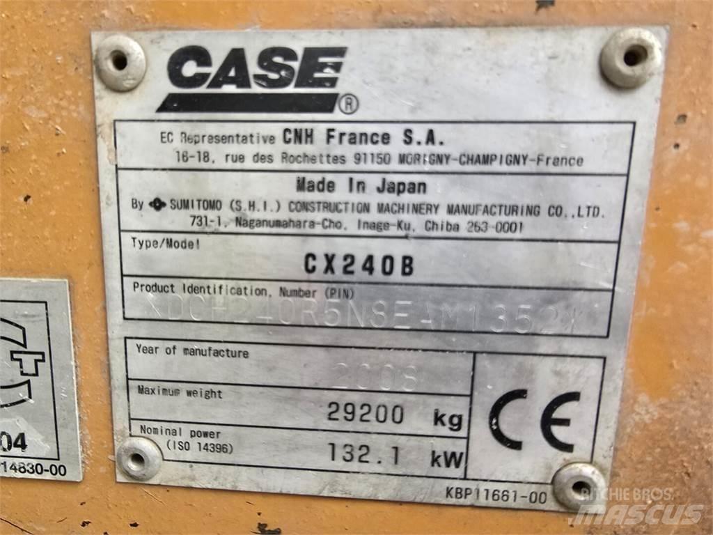 CASE CX 240 B Bagri goseničarji