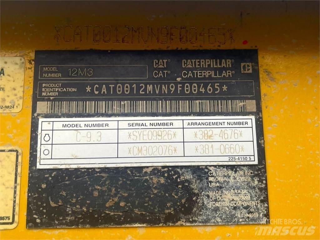 CAT 12M3 Grederji