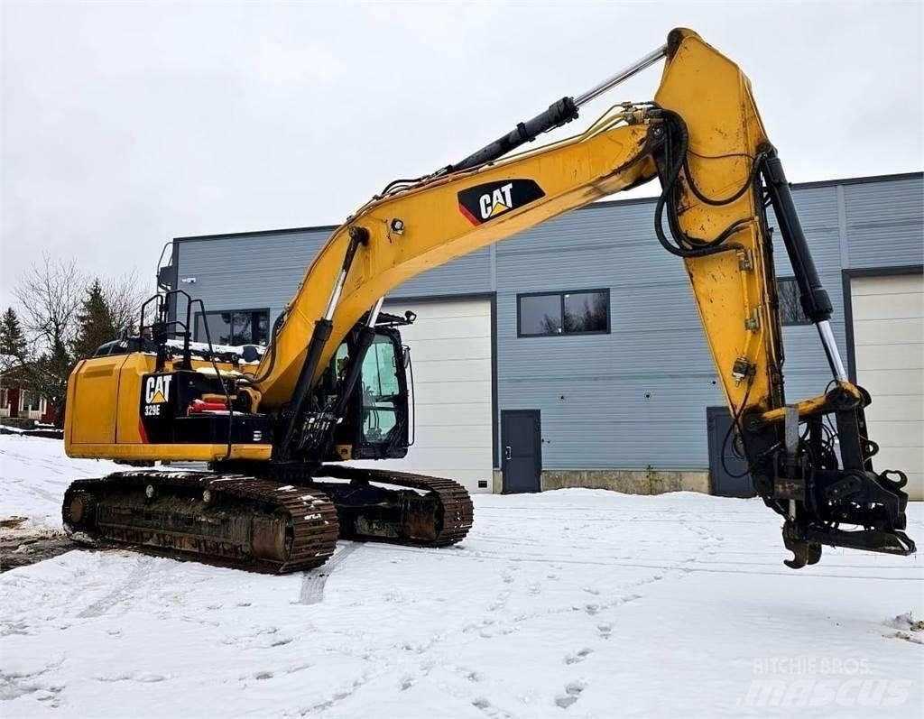 CAT 329E Bagri goseničarji