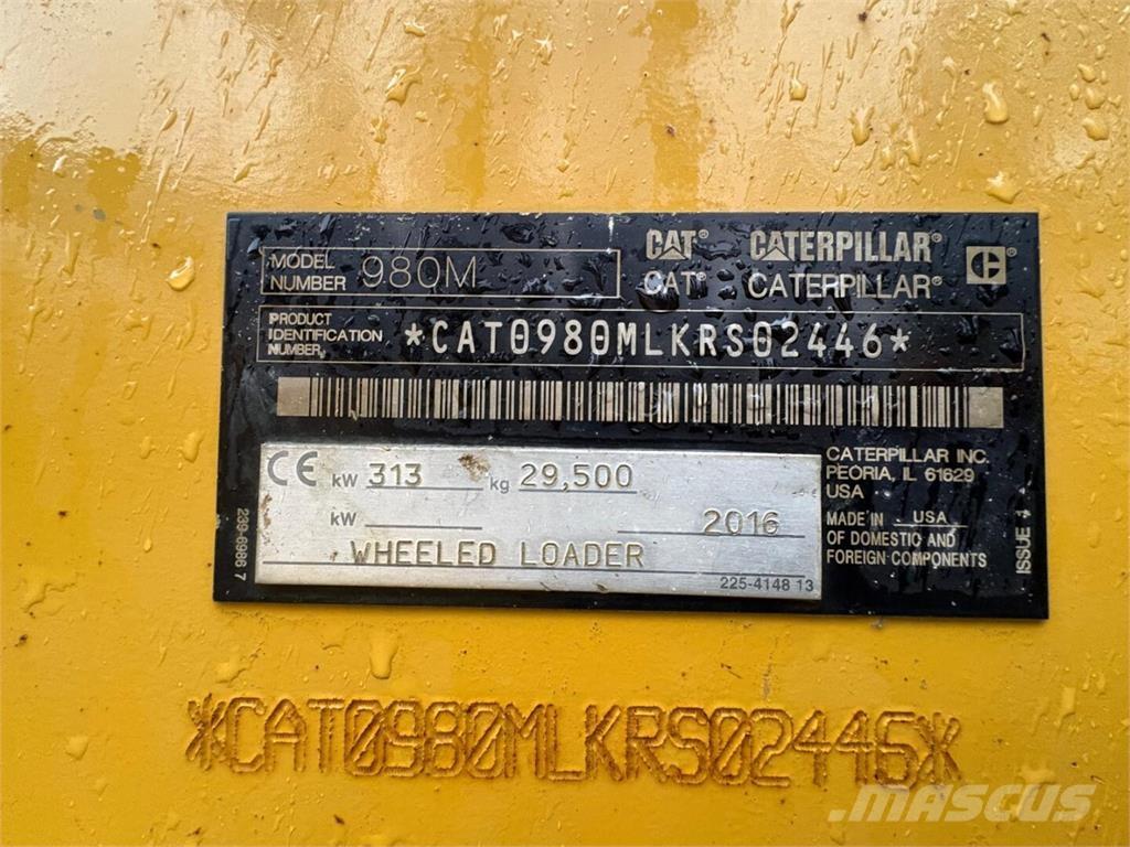 CAT 980 M Kolesni nakladalci