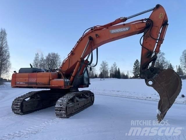 Doosan DX480LC Bagri goseničarji