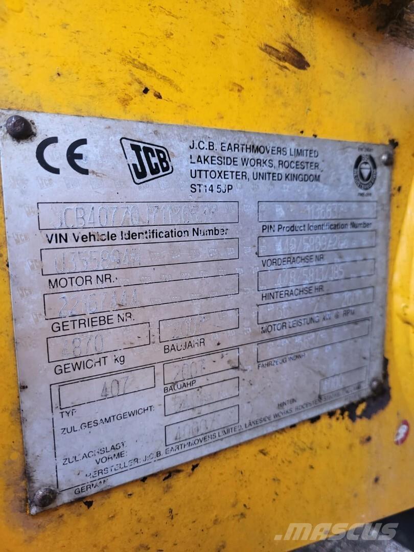 JCB 407 ZX Super Kolesni nakladalci