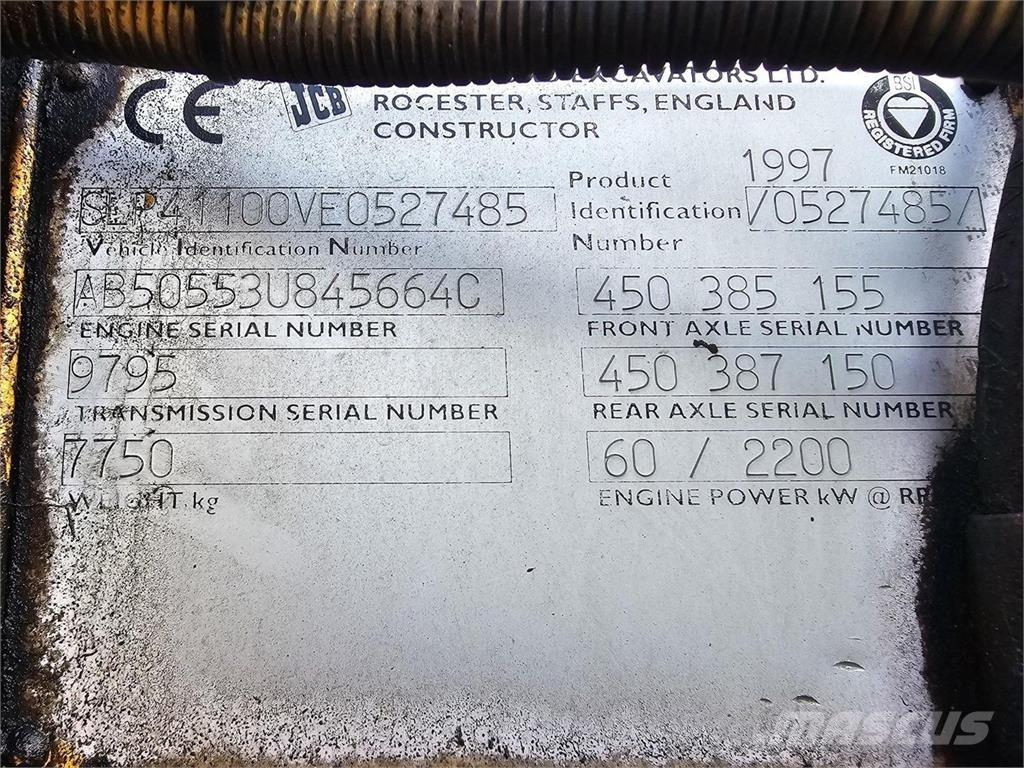 JCB 411 Kolesni nakladalci