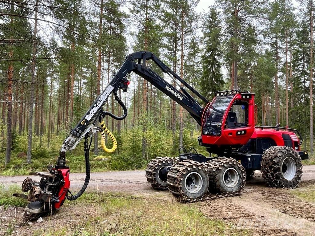 Komatsu 901 Harvesterji