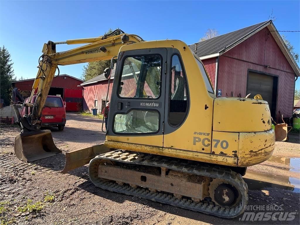 Komatsu PC70-7 Midi bagri 7t – 12t