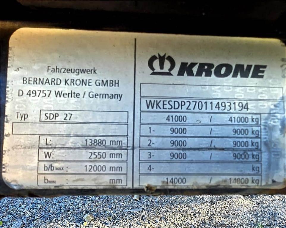 Krone SDP 27 Polprikolice s ponjavo