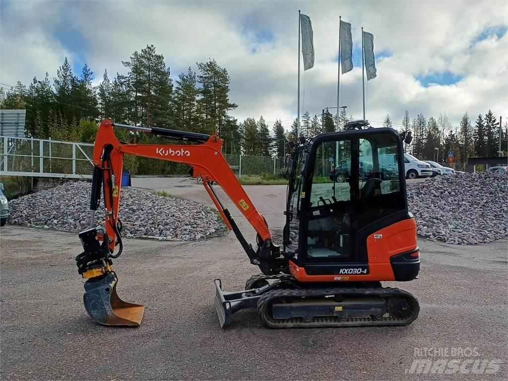 Kubota KX 030-4 Mini bagri <7t