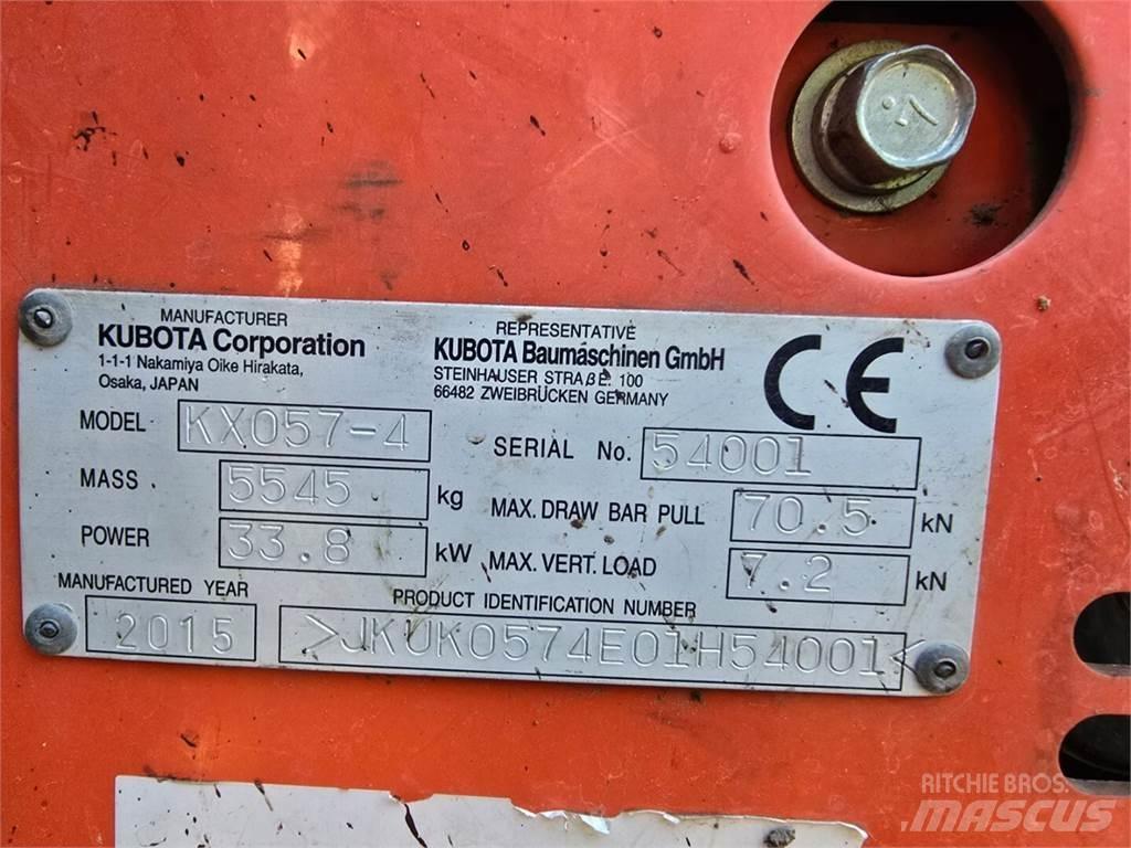 Kubota KX 057-4 Bagri goseničarji