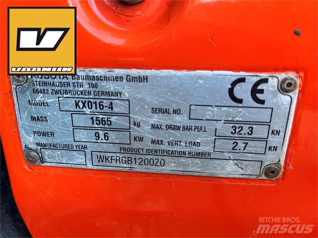 Kubota KX016-4 Mini bagri <7t