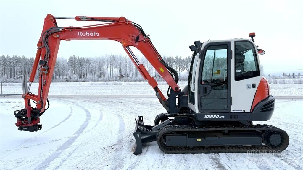 Kubota KX080-3 Midi bagri 7t – 12t