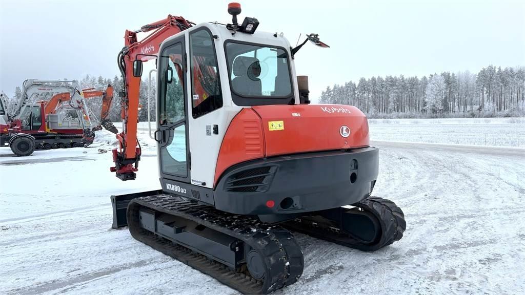 Kubota KX080-3 Midi bagri 7t – 12t