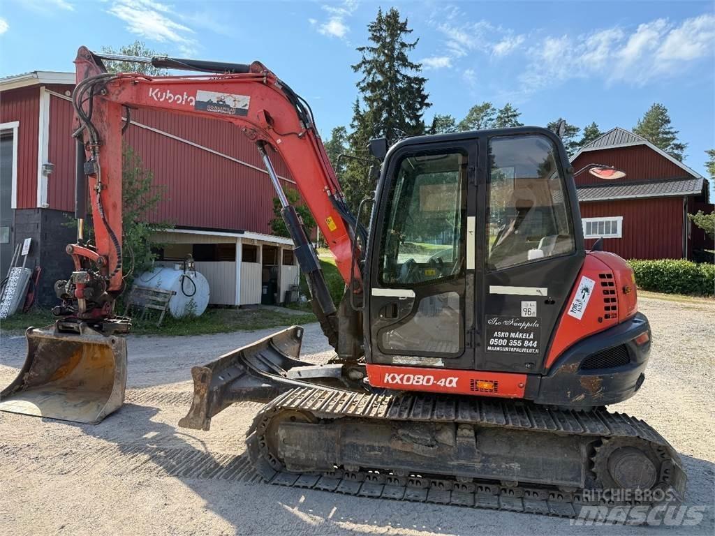 Kubota KX080-4 Midi bagri 7t – 12t