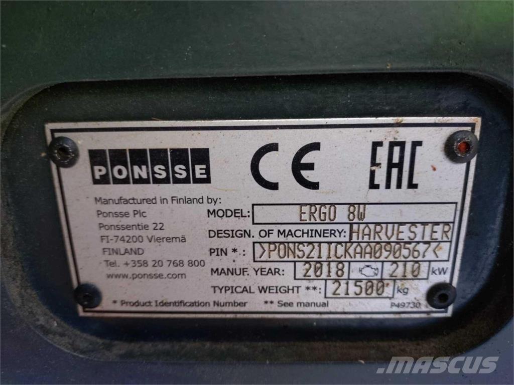 Ponsse Ergo Harvesterji