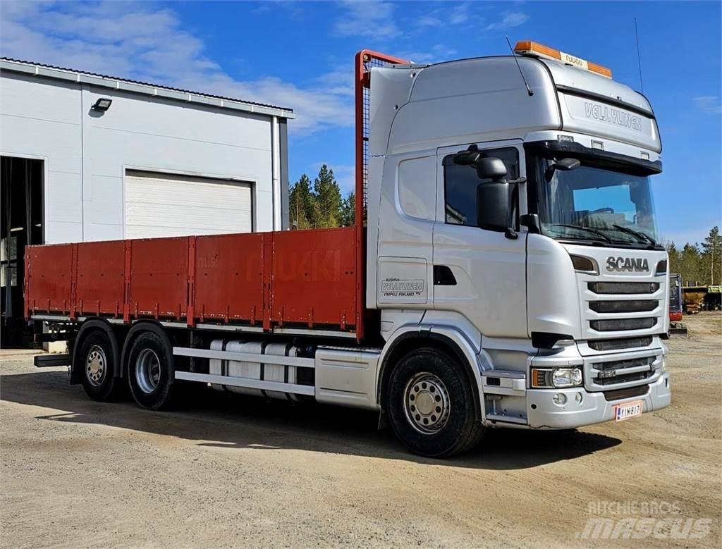 Scania R520 6x2 Tovornjaki s kesonom/platojem