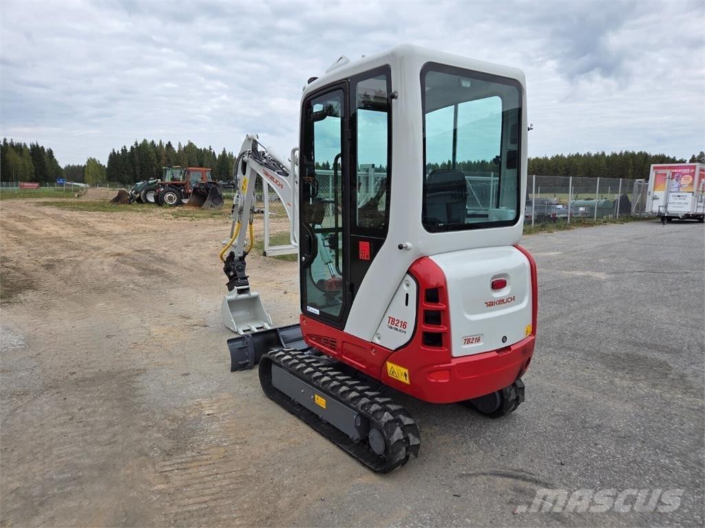 Takeuchi TB216 Mini bagri <7t
